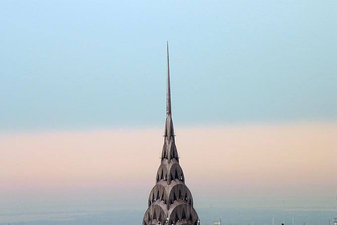 Spitze des Chrysler Building