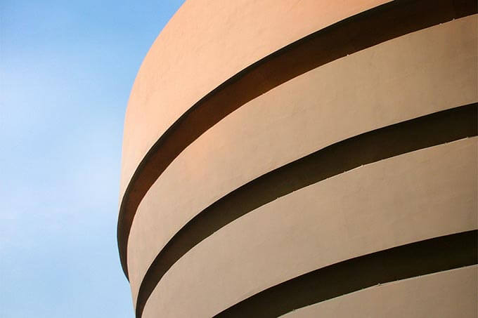 Rotunde: Detail des Solomon R. Guggenheim Museum